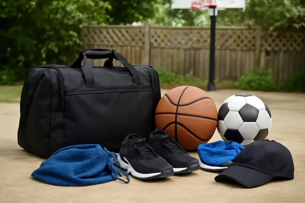 Photo illustrating multi sport equipment bag basics