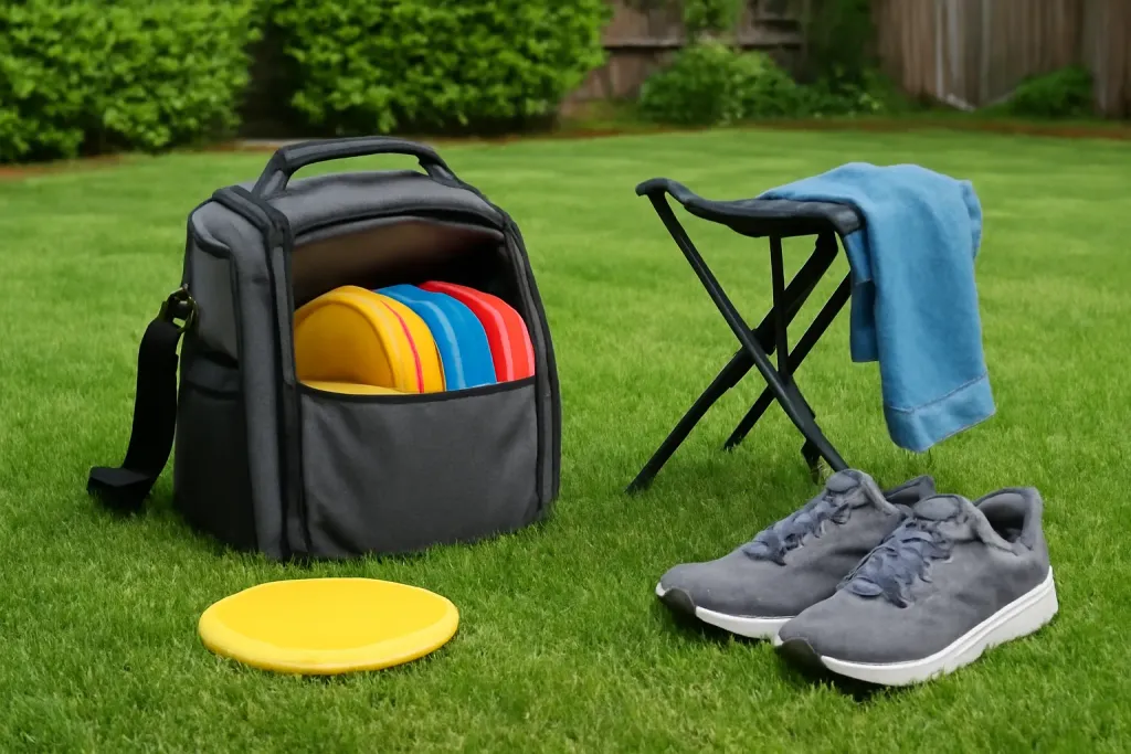 A second photo showing a related step or detail for disc golf bag for beginners