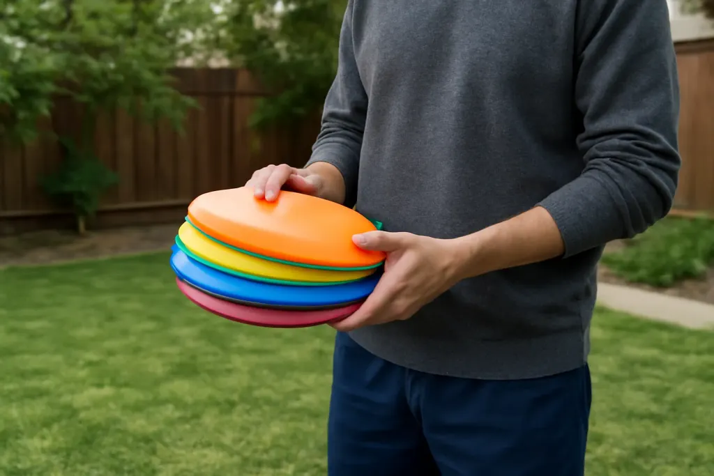 A second photo showing a related step or detail for flying disc for casual catch